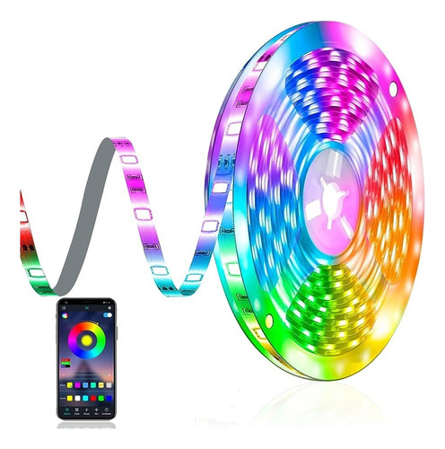 Tiktok Cinta Luces Rgb Led Colores Bluetooth Adhesiva