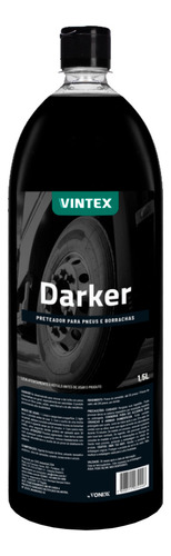 Darker 1,5l Vintex Alto Brilho Renova Pneus E Borrachas