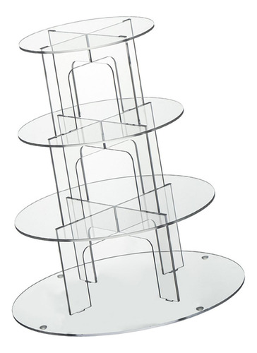 Soporte De Acrílico Para Cupcakes, Torre De 4 Niveles