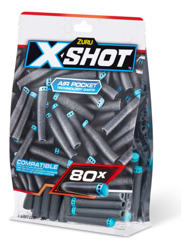 Set De 80 Dardos Para Lanzadores X-shot