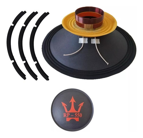 Reparo Magnum Rex Power 12 550 4 Ohms 550w Sem Cola Cor Preto