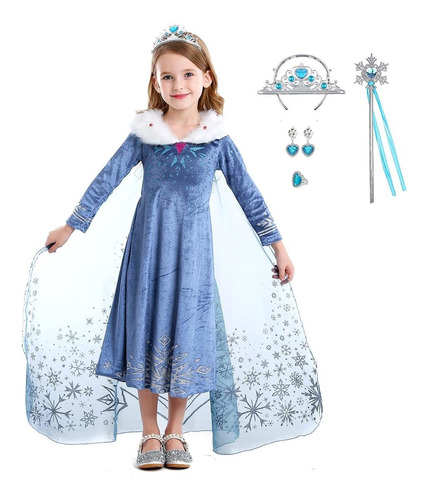 Luzlen Princess Dress Up Para Niñas Disfraces De Fiesta De 