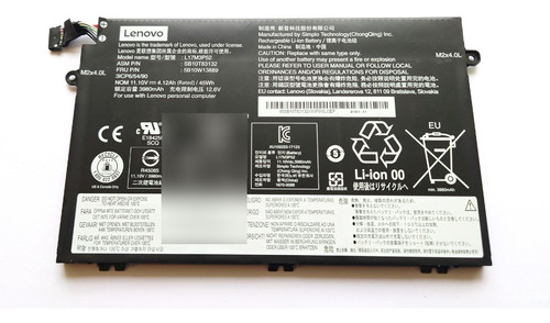 Bateria Lenovo L17m3p52 11.10v 4120mah 45wh Thinkpad Series