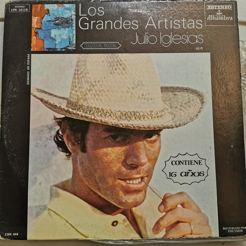 Disco Lp:julio Iglesias- Grandes Artistas,16