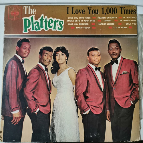 Disco Lp: The Platters- I Love You 1000 Times,