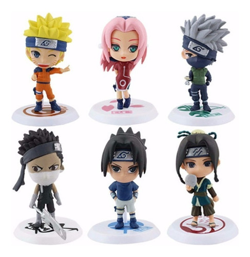6 Figuras De Acción Coleccionista Naruto Akatsuki Juguetes