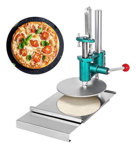 Prensa Para Masa De Pizza Laminadora Manual 20 Cm Rodillo