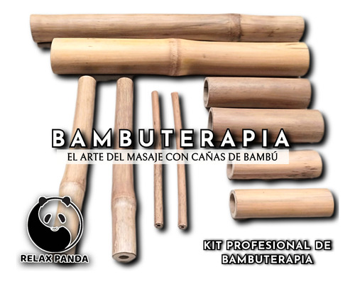 Maderoterapia - Kit De Bambu Bambuterapia Profesional