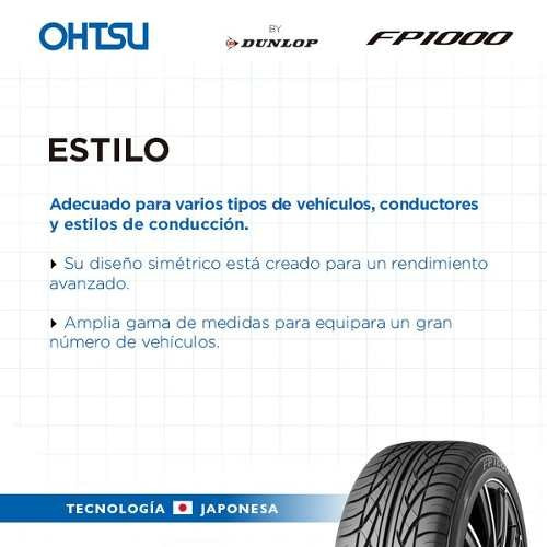 Kit 2 Neumáticos Ohtsu 215 60 R16 Fp1000 95h By Dunlop