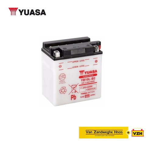 Batería Moto Yuasa Yb10l-b2 Suzuki Gs500e 89/00