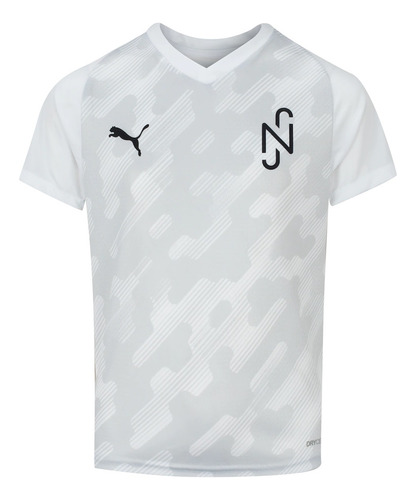 Camiseta Puma Njr Teamliga Jersey Core Aop Masculino - Branc