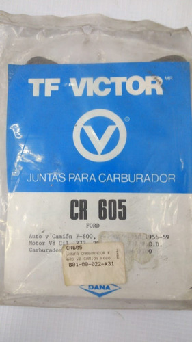 Junta Carburador Cr-605 Ford V8 Camion F600 - F750