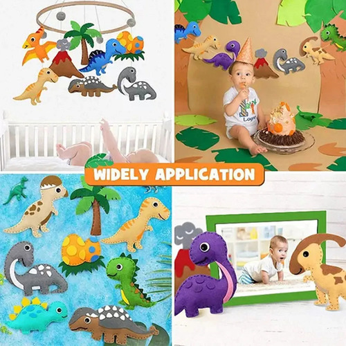 Set De Costura Diy Para Educación Temprana Dinosaur E Para N