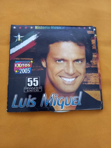 C D Musical - Luis Miguel Exitos 2005 - 55 Temas En 3 Cds - 