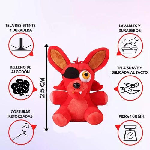 Peluche Foxy Baby Fnaf Five Nights At Freddy's