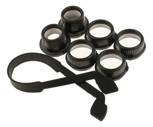Visera De Cabeza De Doble Ojo Lupa Lentes De Luz Led 8