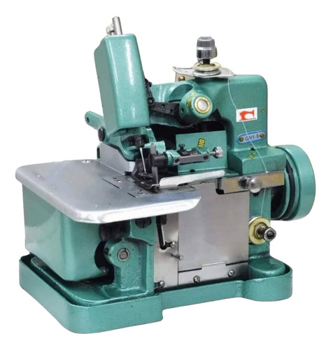 Overlock 3 Hilos Semi Industrial Maquina De Coser Verde