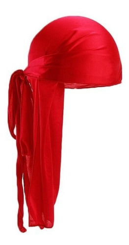 Bandana Durag 360 Para Waves Dureg Touca Penteado Hip Hop Cor Vermelho