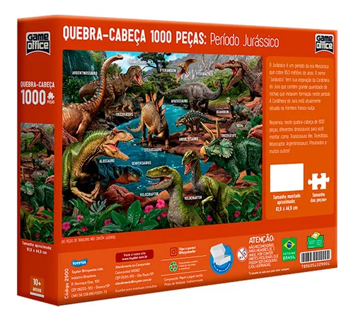 Jogo de Memória Dinossauros - Toia Brinquedos