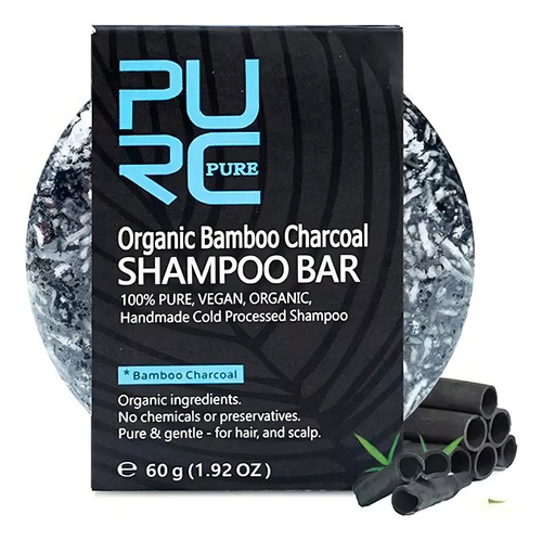 Shampoo Barra Escurece Grisalho Cabelo E Oleosidade Coceira
