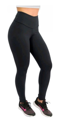 Imagem 5 de 6 de Kit 2 Calça Legging Fitness Básica Academia Miusa Original