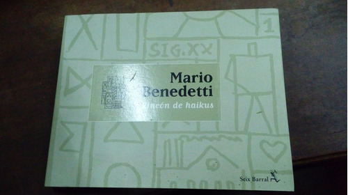 Libro  Rincon De Haikus  Benedetti     Primera Edición