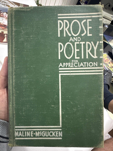 Prose And Poetry For Apppreciation - Maline - Mc Gucken