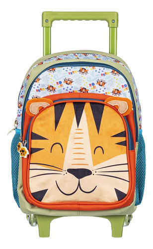 Mochila Jungle Tigre Con Carro Talbot