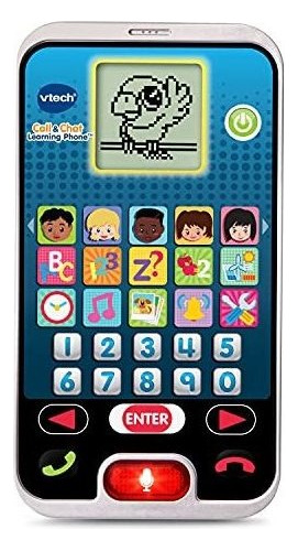 Juego De Ingenio Vtech Call And Chat Learning Phone, Negro