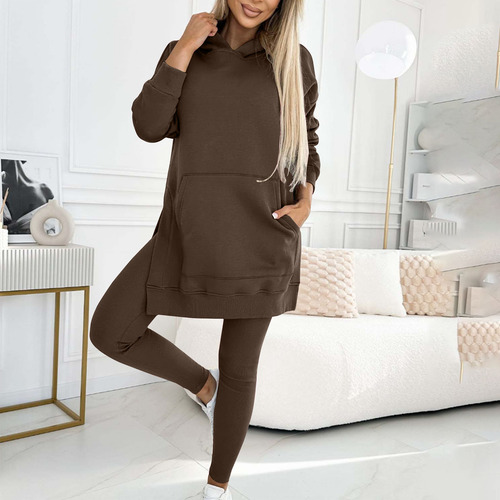 Sudadera Con Capucha Y Leggings K Para Mujer, Casual Y Cómod