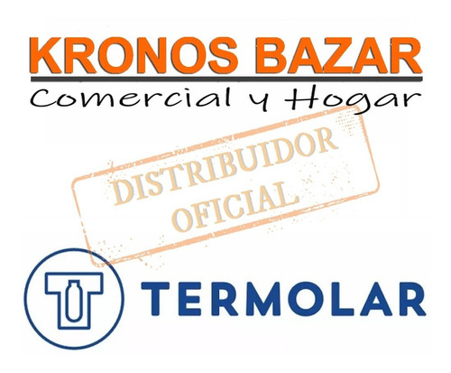 Termo Termolar Revolution 1 L Acero 100% Pico Cebador Matero