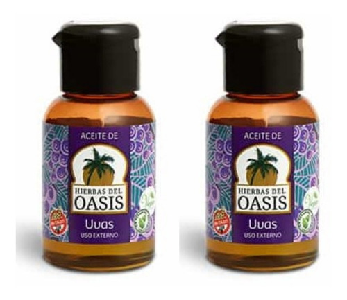 Aceite Para Rostro De Uvas Vegan Sin Parabenos Pack X 2 Unid