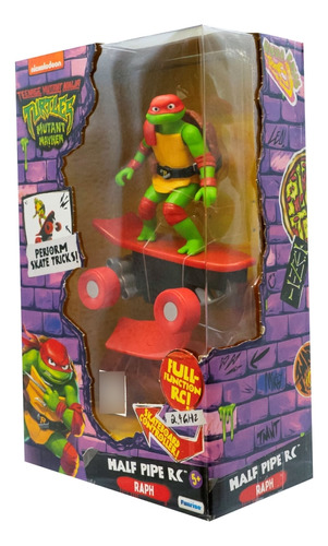 Tortugas Ninja Figura 13cm. Radio Control: Skaters Ralph