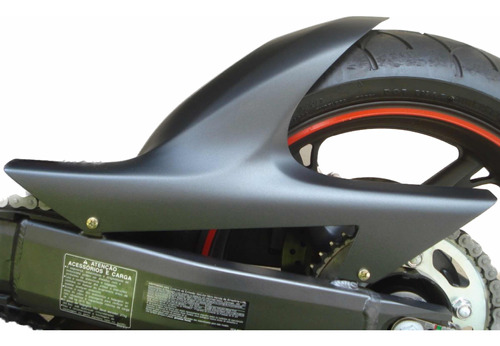 Para Lama Pneu Hornet 600 E Cbr 600 F Preto Fosco Jr Racing