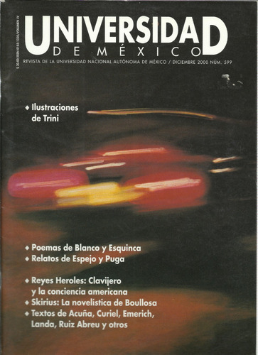 Revista Universidad De México Núm. 599 | Poemas De Blanco