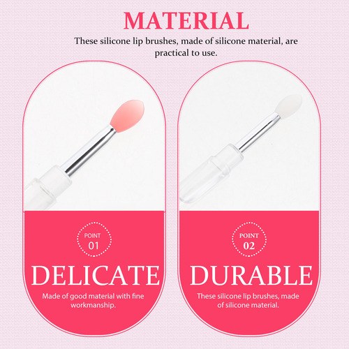 Práctico Pincel Para Sombra De Ojos Con Cabeza De Silicona P