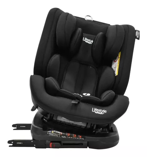 Autoasiento Luke Negro Grupo 0+,1,2,3 Isofix Infanti