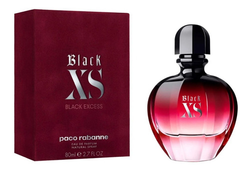 Perfume Paco Rabanne Black X S For Her 80ml Original