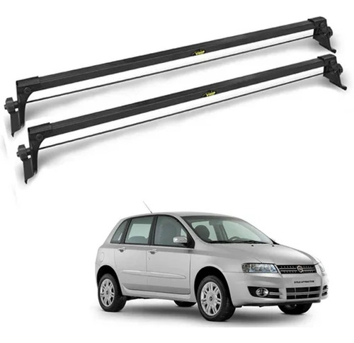 Rack De Teto Em Aço Para Fiat Stilo 2003 A 2010 Vhip