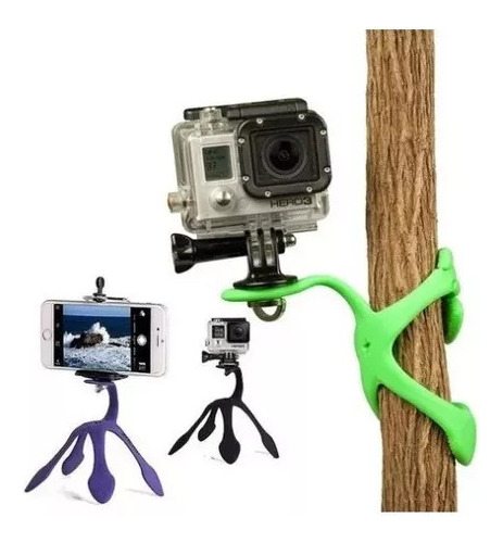Suporte Tripé Flexível Para Celular Gekko Pod Iphone Lg