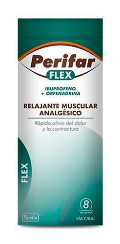 Perifar® Flex X  8 Comp - Relajante Muscular Analgesico