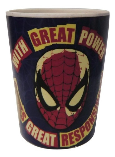 Vaso De Bambú Spiderman 270 Ml Color Spider Man