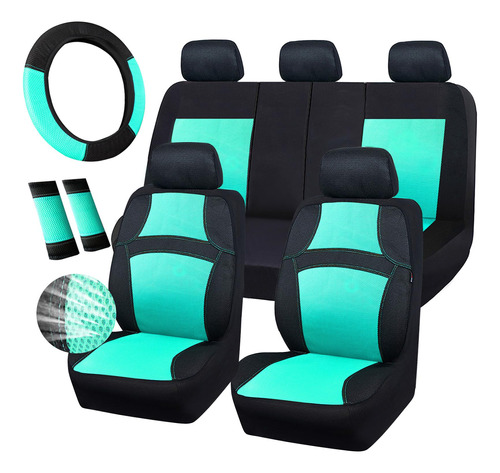 Car Pass Universal 13pcs 3d Air Mesh-100% Breathable Seat C3
