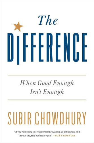 Libro:  The Difference: When Good Enough Isnøt Enough