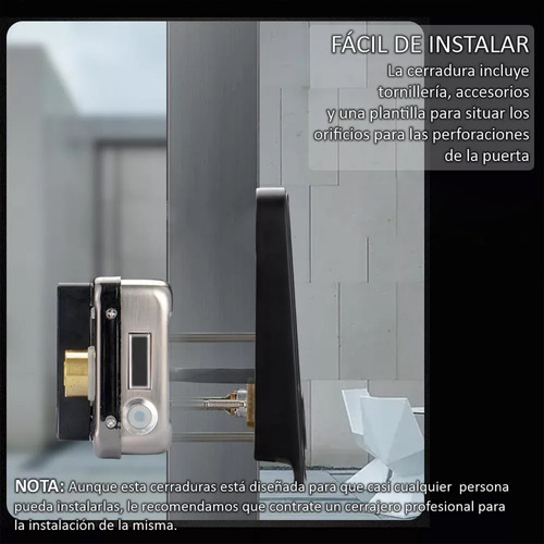 Cerradura Inteligente Doble Bloqueo Tuyaapp Wifi Exterior