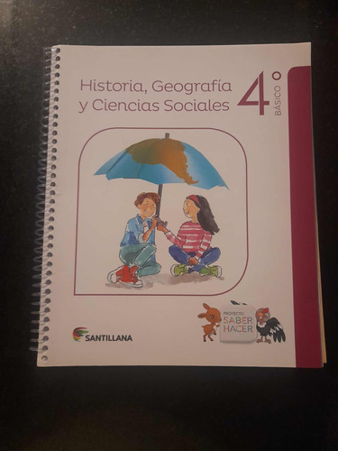 Libro Historia Geografía Y Ciencias Sociales 4* Santillana