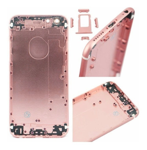 Repuesto Tapa Trasera Para iPhone 6 Rose Gold Look 6s