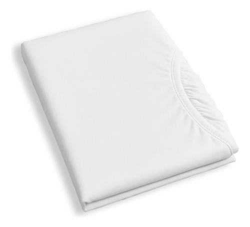 Lençol Avulso Solteiro Hypercal Fino Acabamento 400 Fios Cor Branco Desenho Do Tecido Liso