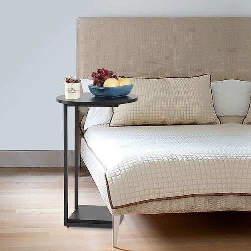 Dclrn Small End Table, C Table End Table Para Sofá, Round Co