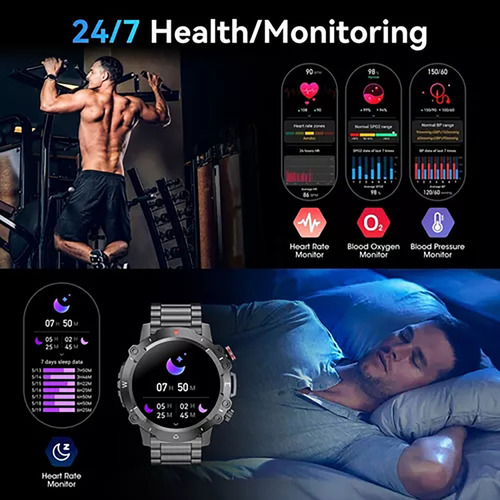 Ak56 Pro Smartwatch Bluetooth Llamada Ip67 Para Huawei Ios